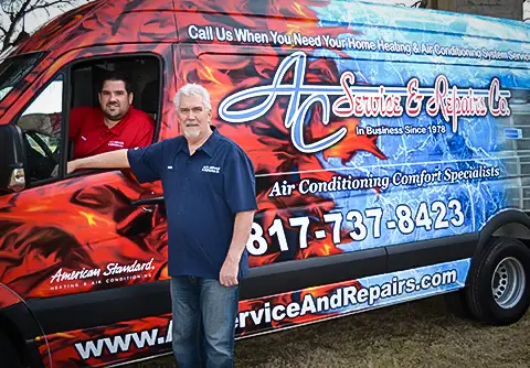 Russ and Ryon Allen of A/C Service & Repairs Co.